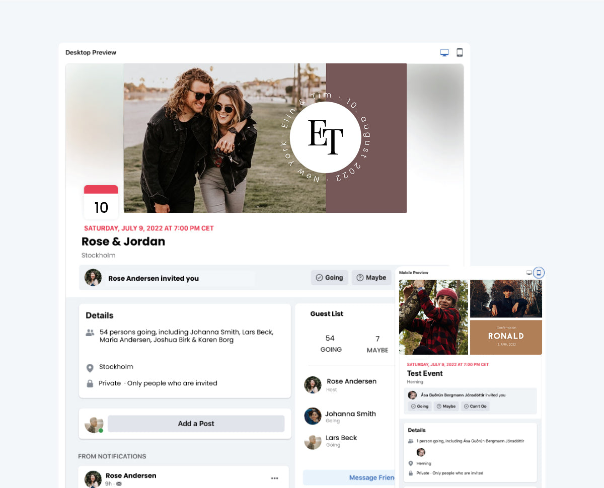 Facebook Event Banners